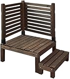 ウッドデッキ キット システムサンデッキ ボーダーフェンス付セット(幅72cm×2/デッキ1台/ステップ台)