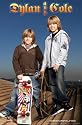 Dylan & Cole Sprouse (Skateboards) Movie Poster Print - 24" X 36"