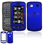 LG Xenon GR500 Cell Phone Dark Blue Rubber Feel Protective Case Faceplate Cover