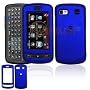 LG Xenon GR500 Cell Phone Dark Blue Rubber Feel Protective Case Faceplate Cover