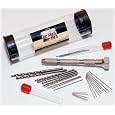 Mini Micro Drill Bit Set and Pin Vise Chuck 31 pcs