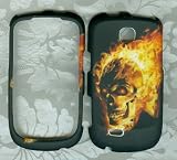 51zT8ZS4TRL. SL160  burning skull fire rubberized Samsung Dart T499 T Mobile Phone case hard Cover