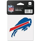 NFL Buffalo Bills 63038011 Perfect Cut Color Decal, 4" x 4", Black