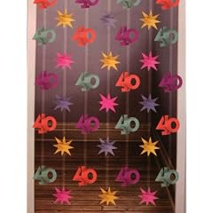 40 Geburtstag T�rdekoration