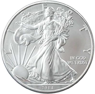 2014 1 oz American Silver Eagles Coin Brilliant Uncirculated Bullion .999 Fine Silver Dollar