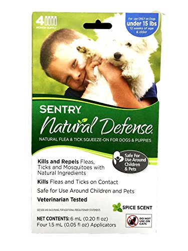 Sentry Natural Defense for Small Dogs 4 count Sentry Natural Defense for Small Dogs 4 count