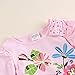 Novatx Long Sleeves Cotton Princess Dress Baby Girls Clothes H5795 Pink