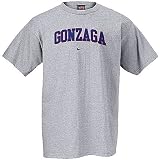 Gonzaga Bulldogs Bulldogs Grey Classic College Short Sleeve Tee Shirt By Nike Team Sports