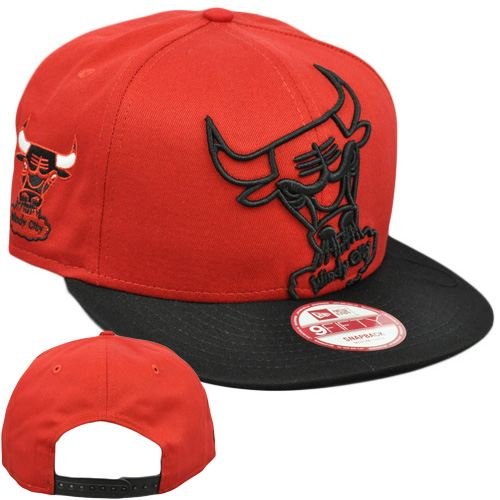 New Era 9Fifity 950 Big Punch Snapback Hat Cap Flat Bill NBA Chicago Bulls