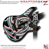 Alecias Swirl 02 Skin fits Band Hero, Guitar Hero 5 & World Tour Guitars for XBOX 360 & PS3 (GUITAR 