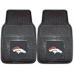 Nifty 8768 NFL-Denver Broncos Vinyl Universal Heavy Duty Fan Floor Mat