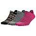 Nike Womens Dri-Fit Graphic No Show 3-Pair Pack Multicolor 7 MD (Women's Shoe 6-10)