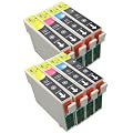 8 Items (2x T1291 , 2x T1292 , 2x T1293 , 2x T1294) Printer Ink cartridge compatible for Epson Stylus SX420W SX425W SX445W SX525WD SX535WD SX620FW and Stylus Office B42WD BX305F Office BX305F BX320FW BX525WD BX535W BX625FWD BX630FW BX635FWD BX925FWD BX935FW Printers