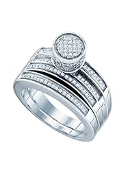 0.38CTW DIAMOND MICRO PAVE BRIDAL RING