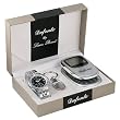 Mens Dufonte by Lucien Piccard Stainless Steel Watch with Gift Set 90017BK