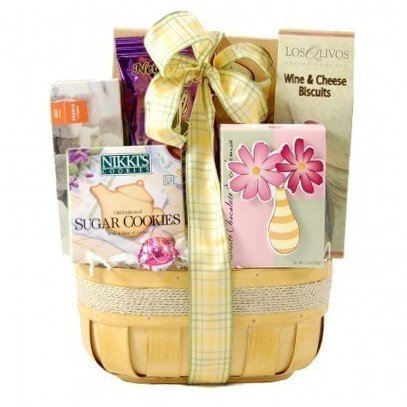 Pastel Sensations Gourmet Snack Food Basket - Great Gift Idea for Her
