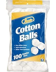 Classic Cotton Balls Jumbo Size, 100 Count