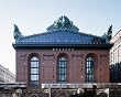 Harold Washington Library Center, Passing 'El' Train, Chicago - Distinctive 16x20 Photographic Print by Carol M. Highsmith