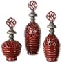 Uttermost 20495, Veradis Set of 3 Perfume Bottles, Set of 3