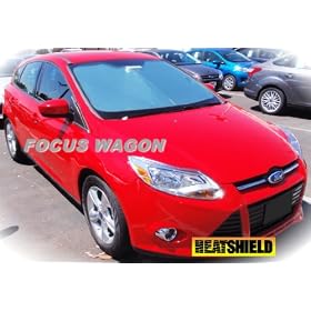 Sunshade for Ford Focus Hatchback/Wagon WITH Rearview Mirror Sensor 2012 HEATSHIELD Windshield Custom-fit Sunshade