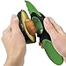 Deity 3-in-1 Avocado Slicer,Peeler,Skinner, Pitter and Scooper - Fruit Divider, Split & Pit & Slice, Green