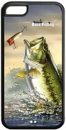 New Personalized Fishing Bass Iphone 6 (4.5) Plastic And TPU Silicone Back Wearproof &amp; Sleek Case Cover