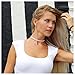 6PC Choker Velvet Ribbon Gothic Collar Set Necklace Mix Color Girls Classic