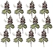 12 pcs 11" Berry Hand Wrapped Artificial Fruit Pick for Christmas Decoration