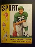 Pete Pihos Philadelphia Eagles Autographed January 1959 Sport Magazine