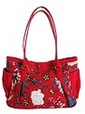 Hanagata ears on both sides with logo , red