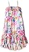 Kensie Girls' Hibiscus Print Chiffon Maxi Dress