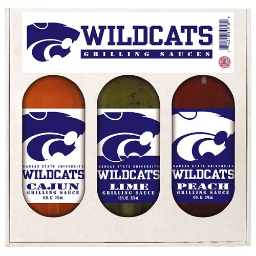 Kansas State University Wildcats Grilling Gift Set by Hot Sauce Harrys