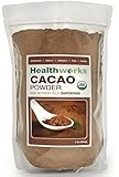Healthworks Raw Certified Organic Cacao Powder, 1 lb