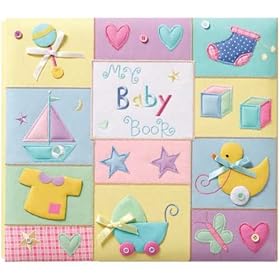 Amanda Blu Plush Top Baby Scrapbook Album - My Baby Book (12")