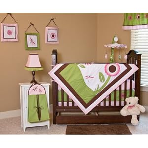Nursery-To-Go Sophia’s Garden 10 Piece Bedding Set