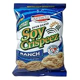 Tastemorr Snacks Crispeez Oven Baked Soy Crisps, Ranch Flavor, 1.3-Ounce Bags (Pack of 24)