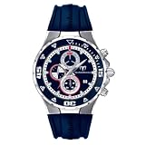 TechnoMarine Men's 208003 MoonSun Jubilee Ceramic Blue Rubber Watch