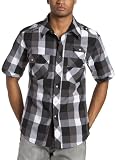 Akademiks - Akademiks Young Men's Ghost Short Sleeve Woven Shirt