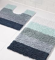 Sunset Striped Bath & Pedestal Mats