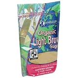 Wholesome Sweeteners Fair Trade Organic Light Brown Sugar, 24-Ounce Pouches (Pack of 6)