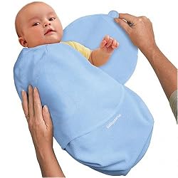 Kiddopotamus & Co Microfleece SwaddleMe&reg; Blue- Large