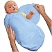 Kiddopotamus & Co Microfleece SwaddleMe® Blue- Large