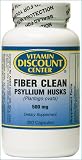 Fiber Clean - Psyllium Husks 500 mg by Vitamin Discount Center 200 Capsules