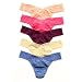 Hanky Panky Signature Lace Original Rise Thong 5-Pack Panty...