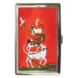 Limited Edition Violano Cigarette Money Case Christmas Dogs