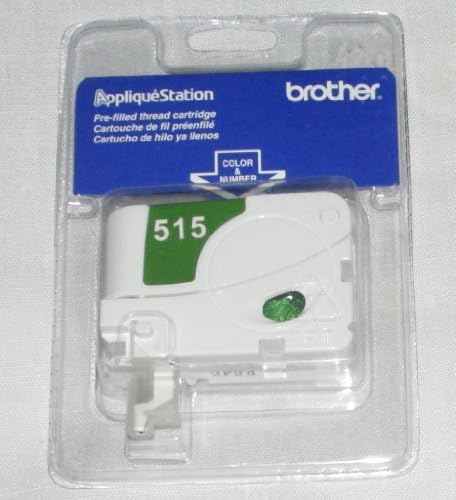 Brother Applique Station Pre-Filled Thread Cartridge 515 GREEN by Applique Station