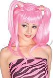 Adult Pink Pig Tails Wig