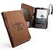 Eco-nique natural Hemp Spark case cover for Amazon Kindle Keyboard / Kindle 3 / Global Wireless - (Book Style) - Brown