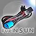 Kensun Relay Harness for HID Xenon Lights - Size 9007 (HB5) Bi-Xenon (Moveable Dual Beam)