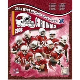 Arizona Cardinals 2008 Division Champs 8x10